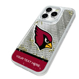 Arizona Cardinals Personalized EndZone Plus Glitter Phone Case for Apple iPhone