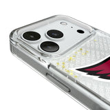 Arizona Cardinals Personalized EndZone Plus Glitter Phone Case for Apple iPhone