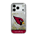Arizona Cardinals Personalized EndZone Plus Glitter Phone Case for Apple iPhone