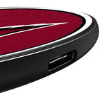 Arizona Cardinals Personalized Endzone Solid 15-Watt Wireless Charger