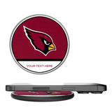 Arizona Cardinals Personalized Endzone Solid 15-Watt Wireless Charger
