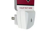 Arizona Cardinals Personalized Endzone Solid Night Light 2-Pack