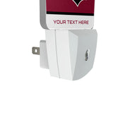 Arizona Cardinals Personalized Endzone Solid Night Light 2-Pack