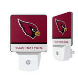 Arizona Cardinals Personalized Endzone Solid Night Light 2-Pack