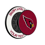 Arizona Cardinals Personalized Endzone Solid PopSockets Magnetic Phone Grip and Stand