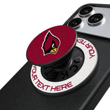 Arizona Cardinals Personalized Endzone Solid PopSockets Magnetic Phone Grip and Stand