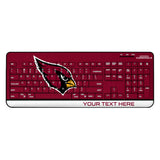 Arizona Cardinals Personalized Endzone Solid Wireless USB Keyboard