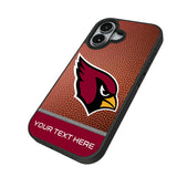 Arizona Cardinals Personalized Football Bump Phone Case for Apple iPhone