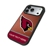 Arizona Cardinals Personalized Football Bump Phone Case for Apple iPhone