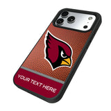 Arizona Cardinals Personalized Football Bump Phone Case for Apple iPhone