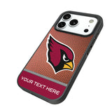 Arizona Cardinals Personalized Football Bump Phone Case for Apple iPhone