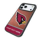 Arizona Cardinals Personalized Football Bump Phone Case for Apple iPhone