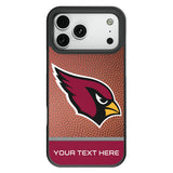 Arizona Cardinals Personalized Football Bump Phone Case for Apple iPhone