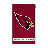 Arizona Cardinals Personalized Stripe 5000mAh Flat Powerbank