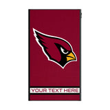 Arizona Cardinals Personalized Stripe 5000mAh Flat Powerbank