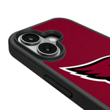 Arizona Cardinals Personalized Stripe Bump Phone Case for Apple iPhone