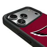 Arizona Cardinals Personalized Stripe Bump Phone Case for Apple iPhone