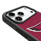 Arizona Cardinals Personalized Stripe Bump Phone Case for Apple iPhone