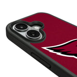 Arizona Cardinals Personalized Stripe Bump Phone Case for Apple iPhone