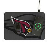 Arizona Cardinals Personalized Tilt 15-Watt Wireless Charger and Mouse Pad