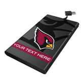 Arizona Cardinals Personalized Tilt 5000mAh Flat Powerbank