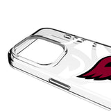 Arizona Cardinals Personalized Tilt Clear Phone Case for Apple iPhone