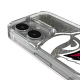 Arizona Cardinals Personalized Tilt Glitter Phone Case for Apple iPhone