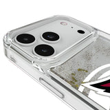 Arizona Cardinals Personalized Tilt Glitter Phone Case for Apple iPhone