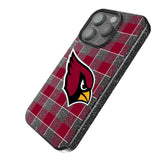 Arizona Cardinals Plaid Black Bling Phone Case for Apple iPhone