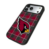 Arizona Cardinals Plaid MagSafe Compatible Phone Case for Apple iPhone