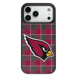 Arizona Cardinals Plaid MagSafe Compatible Phone Case for Apple iPhone