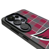Arizona Cardinals Plaid MagSafe Compatible Phone Case for Samsung Galaxy 26 Series