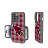 Arizona Cardinals Plaid Soft Touch Phone Case for Apple iPhone