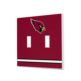 Arizona Cardinals Stripe Hidden-Screw Light Switch Plate