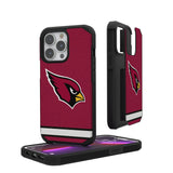 Arizona Cardinals Stripe Rugged Phone Case for Apple iPhone