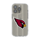 Arizona Cardinals Text Backdrop Clear Phone Case for Apple iPhone