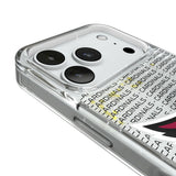 Arizona Cardinals Text Backdrop Glitter Phone Case for Apple iPhone