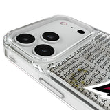 Arizona Cardinals Text Backdrop Glitter Phone Case for Apple iPhone
