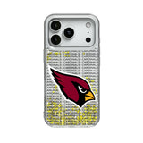 Arizona Cardinals Text Backdrop Glitter Phone Case for Apple iPhone