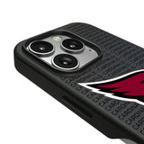 Arizona Cardinals Text Backdrop MagSafe Compatible Phone Case for Apple iPhone