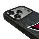 Arizona Cardinals Text Backdrop MagSafe Compatible Phone Case for Apple iPhone