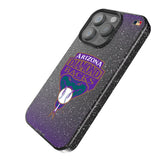 Arizona Diamondbacks 1999-2006 - Cooperstown Collection Linen Black Bling Phone Case for Apple iPhone