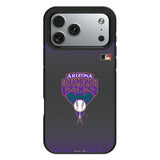 Arizona Diamondbacks 1999-2006 - Cooperstown Collection Linen Bump Phone Case for Apple iPhone