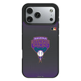 Arizona Diamondbacks 1999-2006 - Cooperstown Collection Linen Bump Phone Case for Apple iPhone