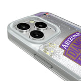 Arizona Diamondbacks 1999-2006 - Cooperstown Collection Linen Glitter Phone Case for Apple iPhone