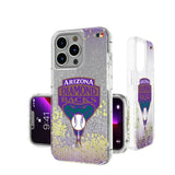 Arizona Diamondbacks 1999-2006 - Cooperstown Collection Linen Glitter Phone Case for Apple iPhone