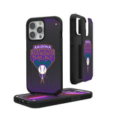Arizona Diamondbacks 1999-2006 - Cooperstown Collection Linen Rugged Phone Case for Apple iPhone