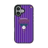Arizona Diamondbacks 1999-2006 - Cooperstown Collection Pinstripe Bump Phone Case for Apple iPhone