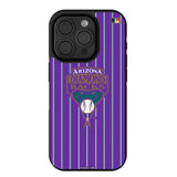 Arizona Diamondbacks 1999-2006 - Cooperstown Collection Pinstripe Bump Phone Case for Apple iPhone