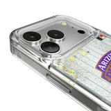Arizona Diamondbacks 1999-2006 - Cooperstown Collection Pinstripe Glitter Phone Case for Apple iPhone